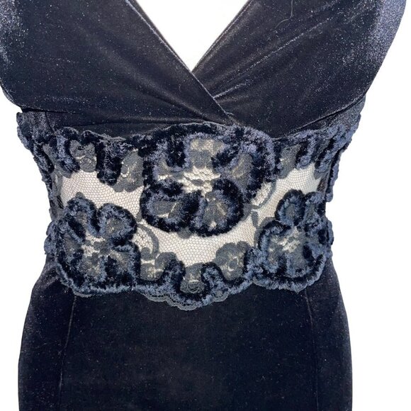 Sagaie Paris Womens Maxi Dress Jacket Set Black Size Small Polyester Spandex - Picture 8 of 16